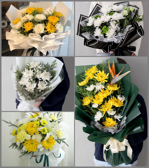 安徽六安市金寨县果子园乡白纸棚村白事花束代送